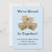 引っ越しました共同発表 案内状 (正面)
