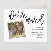 引っ越しました写真お知らせポストカード 案内ポストカード (正面)