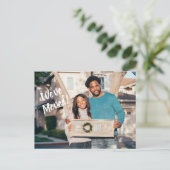 引っ越しました写真のお知らせ ポストカード (スタンド正面)