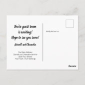 引っ越しました写真のお知らせ ポストカード (裏面)