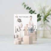 引っ越しました写真のアドレス変更のお知らせ ポストカード (スタンド正面)