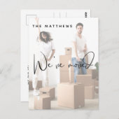 引っ越しました写真のアドレス変更のお知らせ ポストカード (正面/裏面)