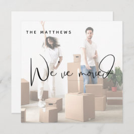 引っ越しました写真のアドレス変更のお知らせ 招待状