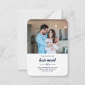 引っ越しました写真の移動のお知らせ ノートカード (正面)