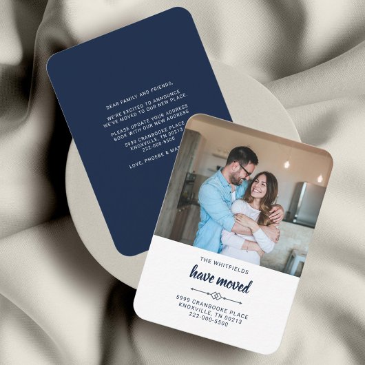 引っ越しました写真の移動のお知らせ ノートカード