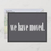 引っ越しました写真の移動のお知らせ ポストカード (正面/裏面)