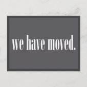 引っ越しました写真の移動のお知らせ ポストカード (正面)