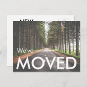引っ越しました写真 案内ポストカード (正面/裏面)