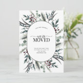 引っ越しました冬の植物移動のお知らせ シーズンカード (スタンド正面)