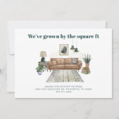 引っ越しました変更の移動 案内状 (正面)