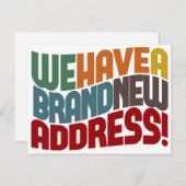 引っ越しました変更 案内ポストカード (正面/裏面)