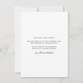 引っ越しました家族の写真の移動のお知らせ (裏面)