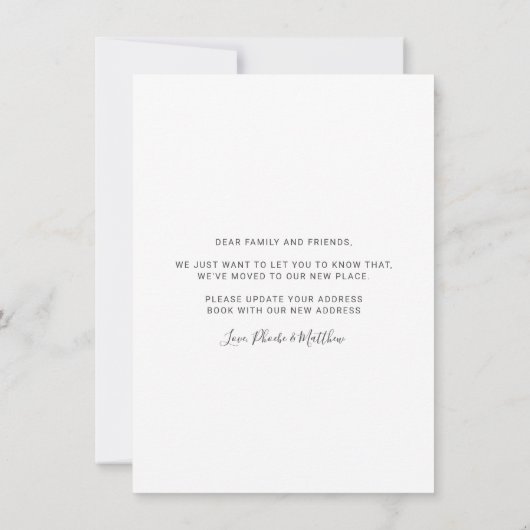 引っ越しました家族の写真の移動のお知らせ (裏面)