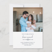 引っ越しました家族の写真の移動のお知らせ (正面)