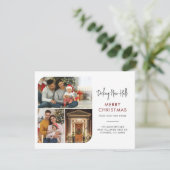 引っ越しました家族の写真コラージュのクリスマスムービング (スタンド正面)