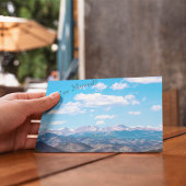 引っ越しました山の新しい住所のお知らせ 案内ポストカード