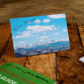 引っ越しました山の新しい住所のお知らせ 案内ポストカード