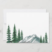 引っ越しました山林の写真の移動 案内状 (裏面)