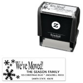 引っ越しました差出人住所 セルフインキングスタンプ (インサイチュ)