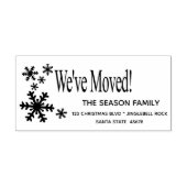 引っ越しました差出人住所 ラバースタンプ (インプリント)