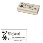 引っ越しました差出人住所 ラバースタンプ (押印)