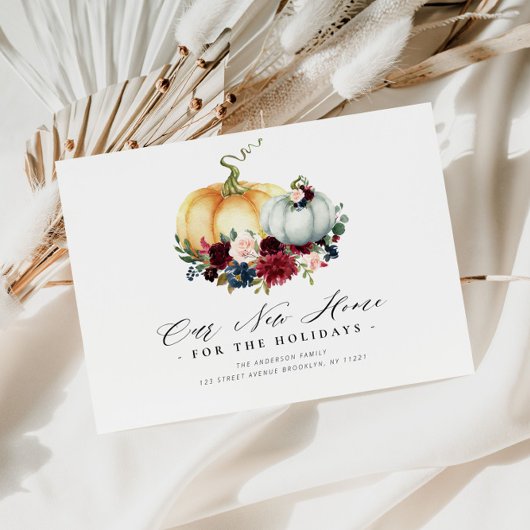 引っ越しました感謝休暇の移動はがき ポストカード