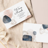 引っ越しました抽象芸術の新しいアドレスの移動 名刺