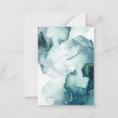 引っ越しました抽象芸術モダンの移行発表 ノートカード (裏面)