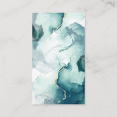 引っ越しました抽象芸術モダン移動 名刺 (裏面)