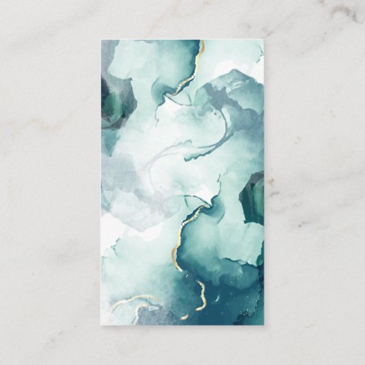 引っ越しました抽象芸術モダン移動 名刺 (裏面)