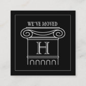 引っ越しました挿入 | 住所の変更 エンクロージャーカード (正面)