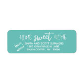 引っ越しました新しいアドレスのお知らせホーム甘い ラベル (正面)