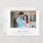 引っ越しました新しいアドレスの写真の移動 案内状 (正面)