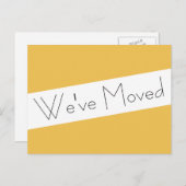 引っ越しました新しいアドレス 案内ポストカード (正面/裏面)