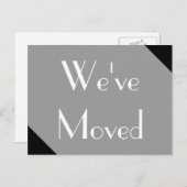 引っ越しました新しいアドレス 案内ポストカード (正面/裏面)