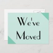 引っ越しました新しいアドレス 案内ポストカード (正面/裏面)