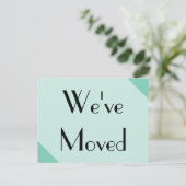 引っ越しました新しいアドレス 案内ポストカード (スタンド正面)