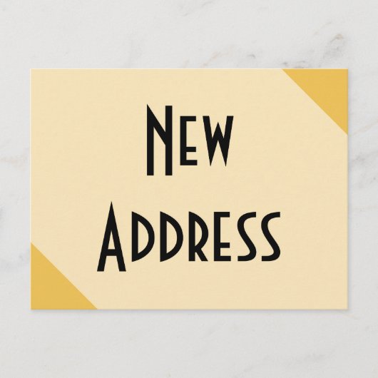 引っ越しました新しいアドレス 案内ポストカード (正面)
