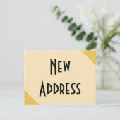 引っ越しました新しいアドレス 案内ポストカード (スタンド正面)