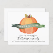 引っ越しました新しいホームカボチャの移動発表 (正面/裏面)