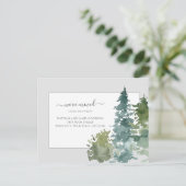 引っ越しました新しいホームスクリプトパインツリーの発表 ポストカード (スタンド正面)