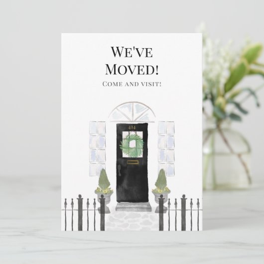 引っ越しました新しいホームブラックウォーターカラードア 案内状 (スタンド正面)