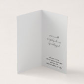 引っ越しました新しいホーム移動アナウンス25カード 名刺 (内部)