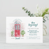 引っ越しました新しい住所レッドウォーターカラードア 案内状 (スタンド正面)