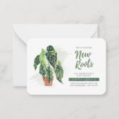 引っ越しました新ルーツボホ引越し告知 ノートカード (正面)