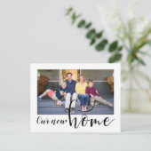 引っ越しました新居住所変更写真 案内ポストカード (スタンド正面)