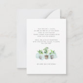 引っ越しました新根プラントの移動発表 ノートカード (裏面)