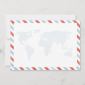 引っ越しました旅行郵便はがきの招待状カード 招待状 (裏面)