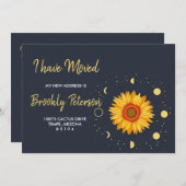 引っ越しました日没。移動 招待状 (正面/裏面)