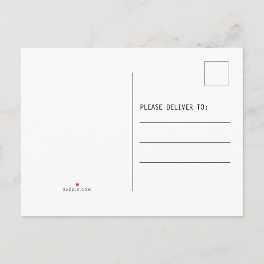 引っ越しました書手書きアドレスの名前 案内ポストカード (裏面)